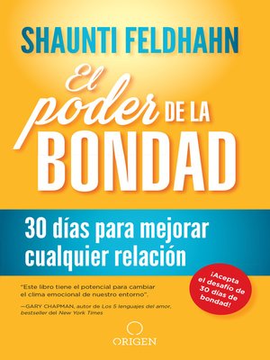 cover image of El poder de la bondad